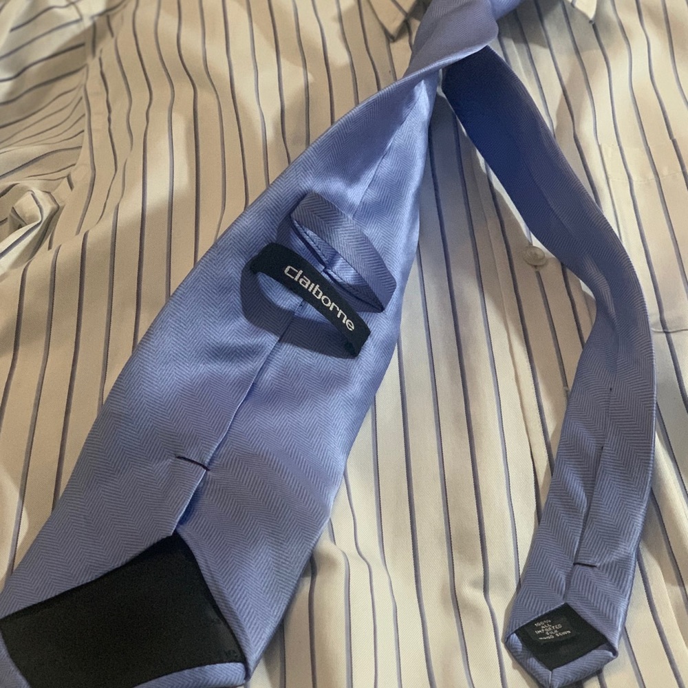 Royal blue Power Tie CLAIBORNE